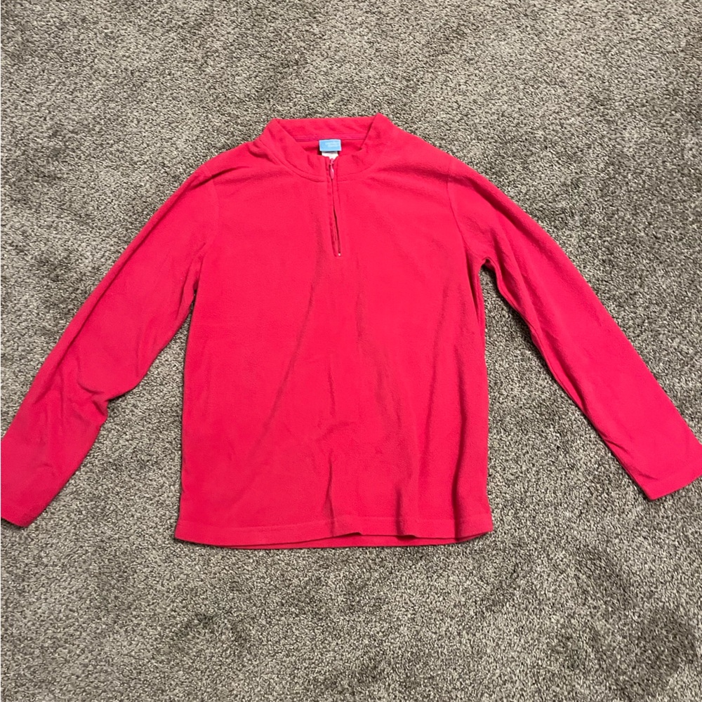 Women's Hot Pink Fleece Sweater